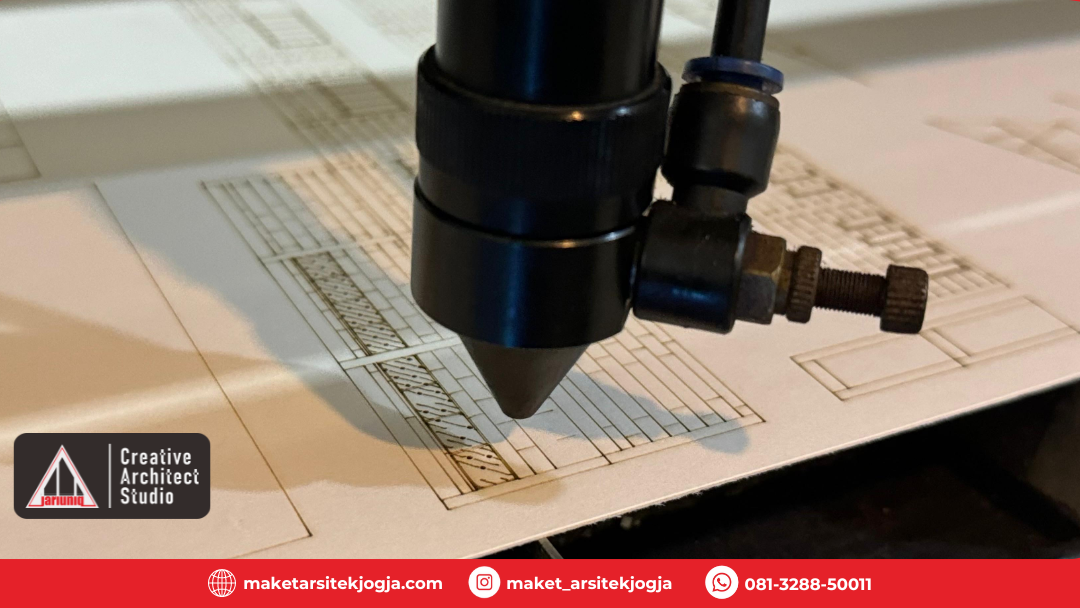 Laser Murah di Maket Arsitek Jogja